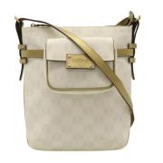 Pre-owned Canvas shoulder-bags Loewe Pre-owned , White , Dames