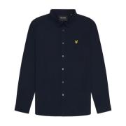 Poplin Overhemd Lange Mouw Lyle & Scott , Blue , Heren