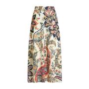 Paisley Print High-Waisted Flared Rok Etro , Multicolor , Dames