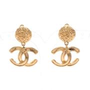 Pre-owned Metal chanel-jewelry Chanel Vintage , Yellow , Dames