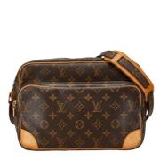 Pre-owned Fabric louis-vuitton-bags Louis Vuitton Vintage , Brown , Da...