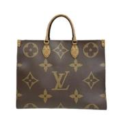 Pre-owned Fabric shoulder-bags Louis Vuitton Vintage , Brown , Dames