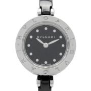 Pre-owned Stainless Steel watches Bvlgari Vintage , Black , Dames