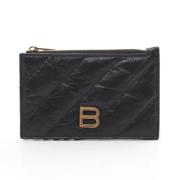 Pre-owned Leather wallets Balenciaga Vintage , Black , Dames