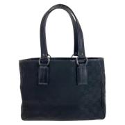 Pre-owned Canvas gucci-bags Gucci Vintage , Black , Dames