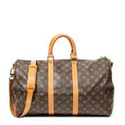 Pre-owned Canvas travel-bags Louis Vuitton Vintage , Brown , Dames