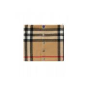 Geruite Cashmere Tube Sjaal Burberry , Beige , Dames