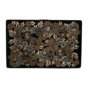 Zwart Velvet Bloemen Geborduurde Clutch Dolce & Gabbana , Multicolor ,...