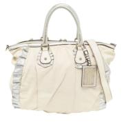 Pre-owned Leather shoulder-bags Dolce & Gabbana Pre-owned , White , Da...