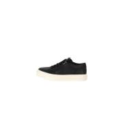 Lage Top Leren Sneakers Represent , Black , Heren