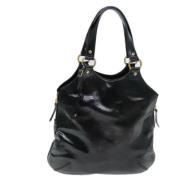 Pre-owned Leather shoulder-bags Yves Saint Laurent Vintage , Black , D...