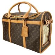 Pre-owned Leather handbags Louis Vuitton Vintage , Brown , Dames