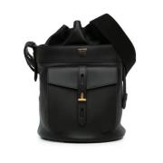 Pre-owned Leather shoulder-bags Tom Ford Pre-owned , Black , Dames