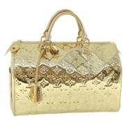 Pre-owned Canvas louis-vuitton-bags Louis Vuitton Vintage , Yellow , D...