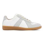 Witte Sneakers Verhogen Straatstijl Maison Margiela , White , Dames