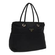 Pre-owned Nylon handbags Prada Vintage , Black , Dames