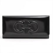 Pre-owned Leather wallets Salvatore Ferragamo Pre-owned , Black , Dame...