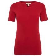 Pre-owned Fabric tops Burberry Vintage , Red , Dames