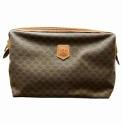 Pre-owned Canvas clutches Celine Vintage , Brown , Dames