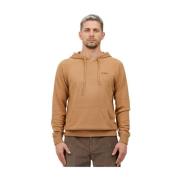 Geborduurde hoodie Willbur sweatshirt MC2 Saint Barth , Brown , Heren