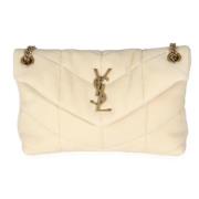 Pre-owned Leather shoulder-bags Yves Saint Laurent Vintage , Beige , D...