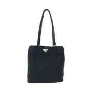 Pre-owned Canvas prada-bags Prada Vintage , Black , Dames