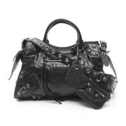 Pre-owned Leather balenciaga-bags Balenciaga Vintage , Black , Dames