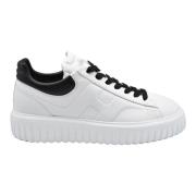 Zwarte Veterschoenen Elegante Stijl Hogan , White , Heren