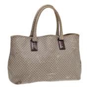 Pre-owned Canvas totes Bottega Veneta Vintage , Gray , Dames