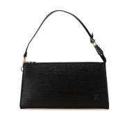 Pre-owned Leather louis-vuitton-bags Louis Vuitton Vintage , Black , D...