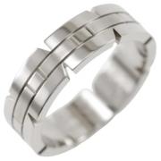 Pre-owned White Gold rings Cartier Vintage , Gray , Heren