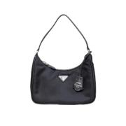 Pre-owned Leather prada-bags Prada Vintage , Black , Dames