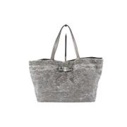 Pre-owned Fabric totes Salvatore Ferragamo Pre-owned , Gray , Dames