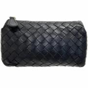 Pre-owned Leather pouches Bottega Veneta Vintage , Black , Dames