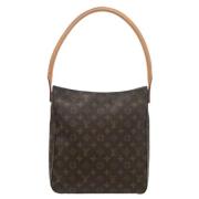 Pre-owned Fabric louis-vuitton-bags Louis Vuitton Vintage , Brown , Da...