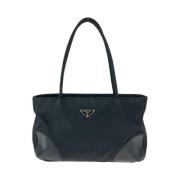 Pre-owned Canvas totes Prada Vintage , Black , Dames