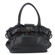 Pre-owned Leather shoulder-bags Salvatore Ferragamo Pre-owned , Black ...