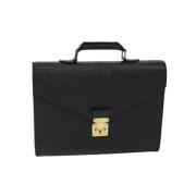 Pre-owned Canvas louis-vuitton-bags Louis Vuitton Vintage , Black , Da...