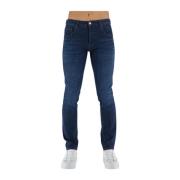 Donkerblauwe Slim Fit Jeans Don The Fuller , Blue , Heren