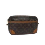 Pre-owned Canvas louis-vuitton-bags Louis Vuitton Vintage , Brown , Da...