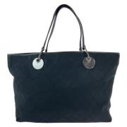 Pre-owned Canvas totes Gucci Vintage , Black , Dames