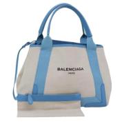 Pre-owned Canvas balenciaga-bags Balenciaga Vintage , Blue , Dames