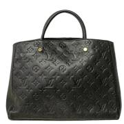 Pre-owned Leather louis-vuitton-bags Louis Vuitton Vintage , Black , D...