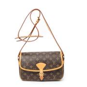 Pre-owned Canvas shoulder-bags Louis Vuitton Vintage , Brown , Dames