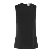 Basic Tanktop Ami Paris , Black , Dames