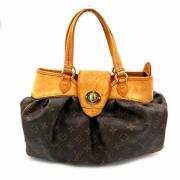 Pre-owned Canvas handbags Louis Vuitton Vintage , Brown , Dames