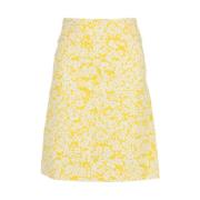 Pre-owned Cotton bottoms Burberry Vintage , Yellow , Dames