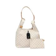 Pre-owned Canvas louis-vuitton-bags Louis Vuitton Vintage , White , Da...