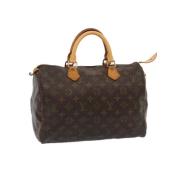 Pre-owned Canvas louis-vuitton-bags Louis Vuitton Vintage , Brown , Da...