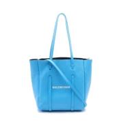 Pre-owned Leather balenciaga-bags Balenciaga Vintage , Blue , Dames